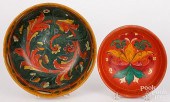 TWO SCANDINAVIAN PAINTED ALE B