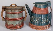 TWO SCANDINAVIAN PAINTED ALE T