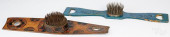 TWO SCANDINAVIAN PAINTED FLAX