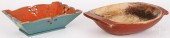 TWO SCANDINAVIAN PAINTED RECTA