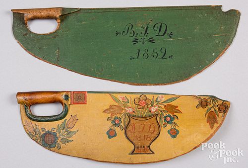 TWO SCANDINAVIAN PAINTED