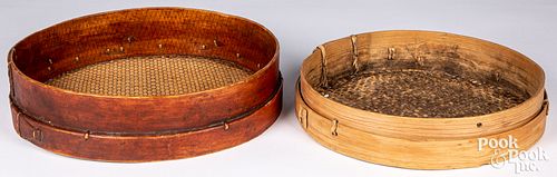 TWO SCANDINAVIAN SIFTER SIEVE