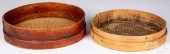 TWO SCANDINAVIAN SIFTER SIEVE