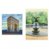 TWO SCENIC PRINTS The first: C