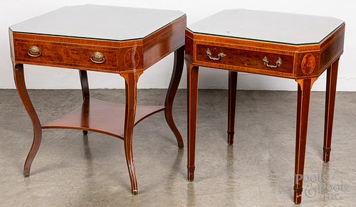 TWO SCHMIEG & KOTZIAN MAHOGANY