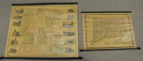 TWO SCHOOL MAPS, TO INCLUDE A MAP