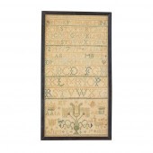 TWO SCOTTISH ALPHABET SAMPLERS