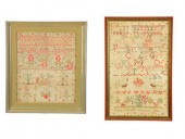 TWO SCOTTISH SAMPLERS.  Early