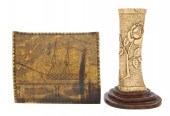 Two Scrimshaw Decorative Artic