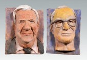 Two sculptures, Dezso Balazs (