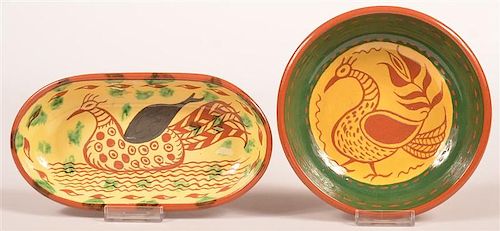 TWO SEAGREAVES POTTERY BOWLS.Two