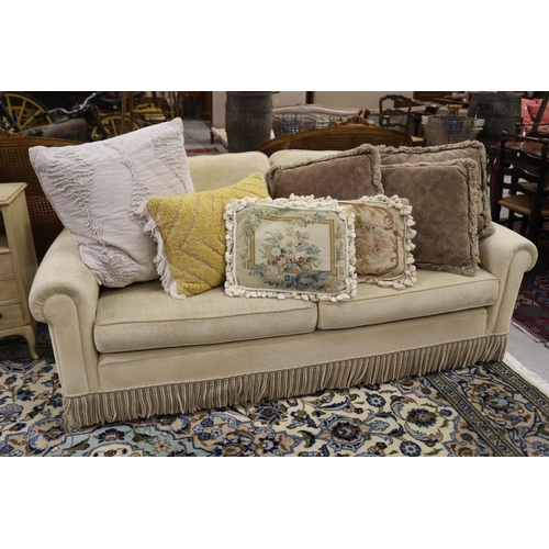 Two seater upholstered couch /