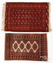 TWO SEMI ANTIQUE MATS<br>Two s