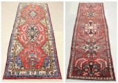 TWO SEMI-ANTIQUE PERSIAN AREA