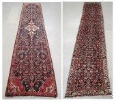 TWO SEMI-ANTIQUE PERSIAN RUNNE