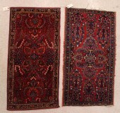 TWO SEMI-ANTIQUE PERSIAN SAROU