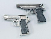 Two semi-automatics pistols: B