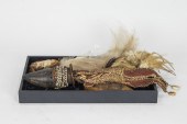 TWO SEPIK RIVER COWRIE SHELL A