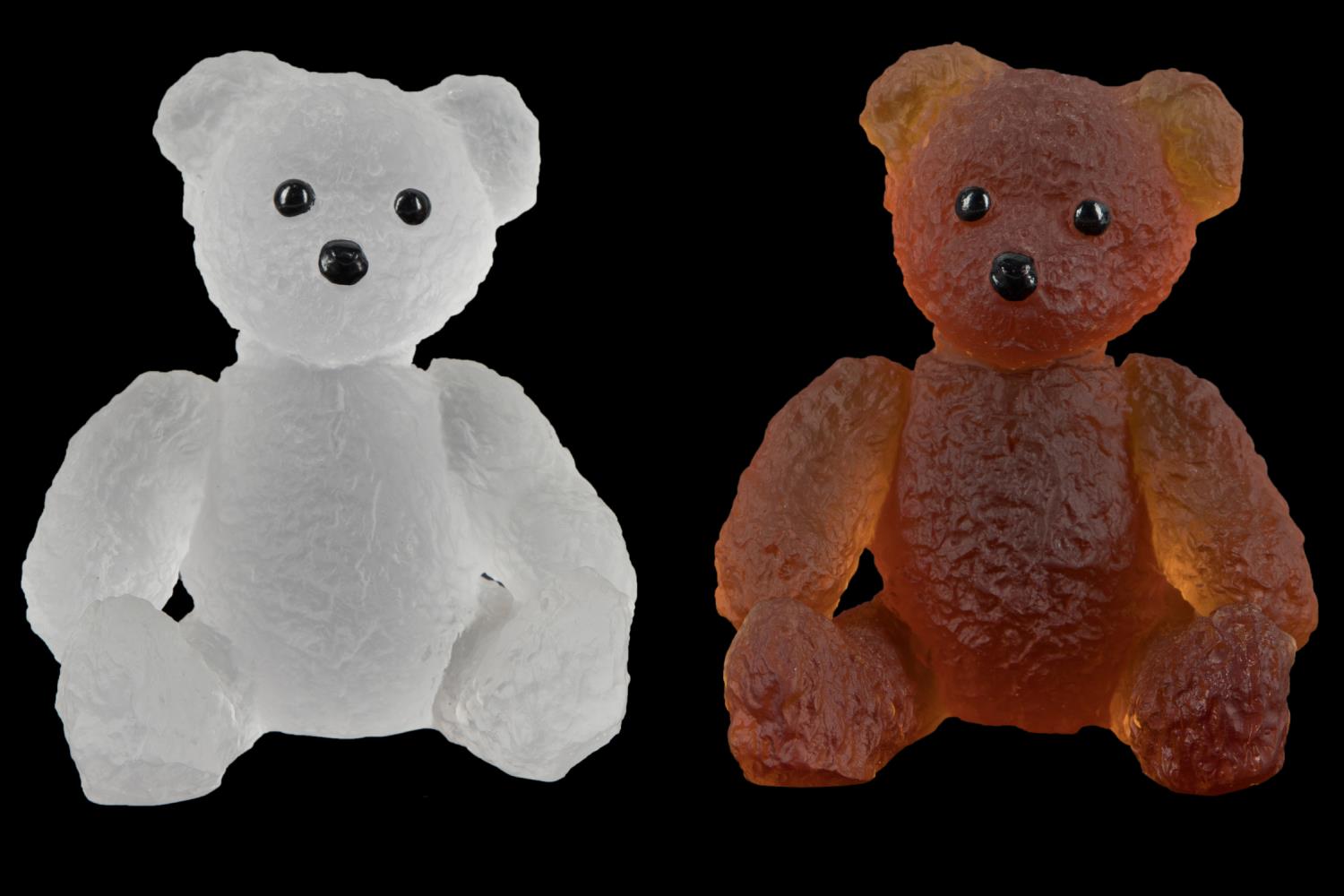 TWO SERGE MANSAU FOR DAUM CRYSTAL