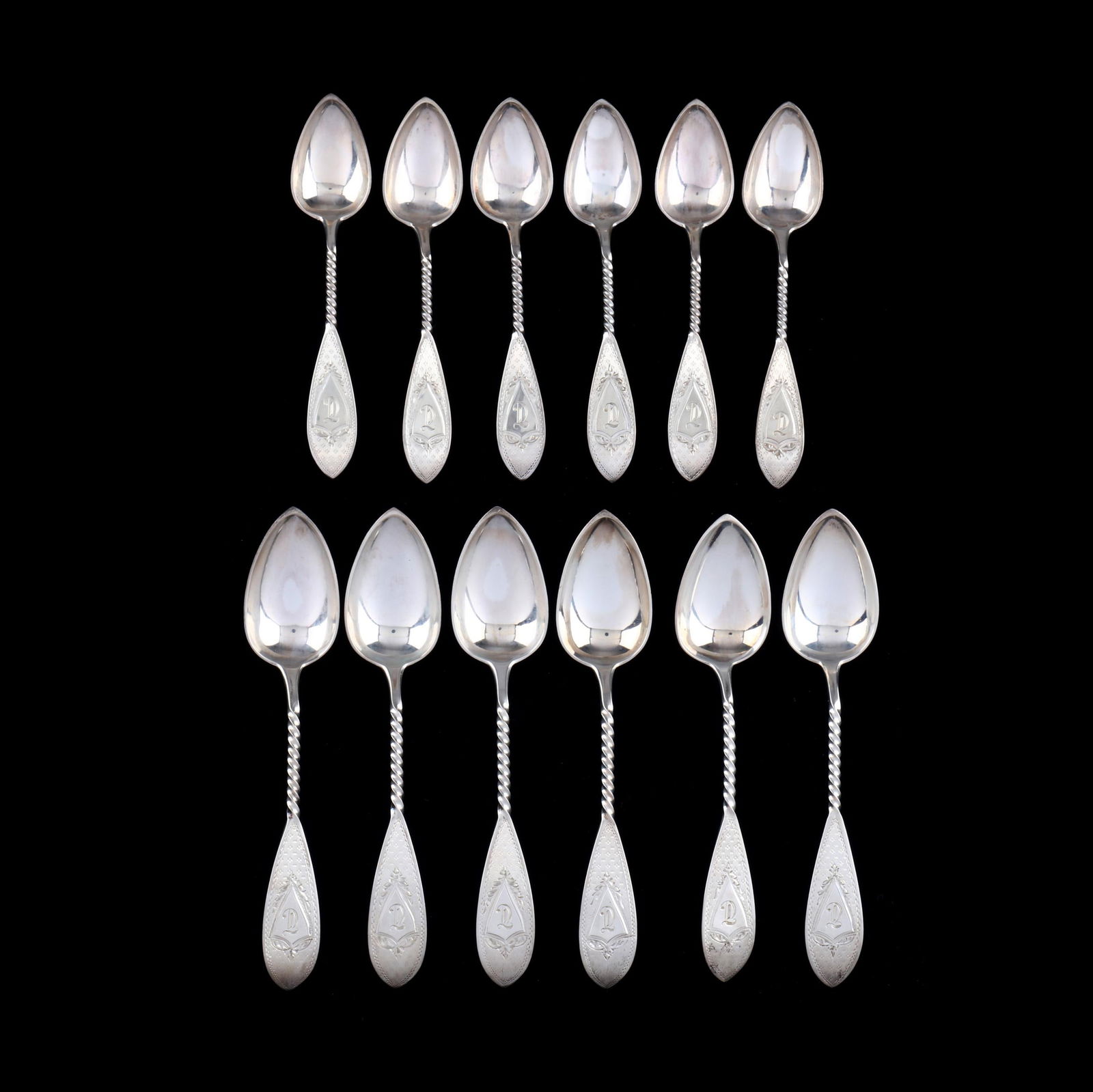 TWO SETS OF BAILEY & CO. TWISTED