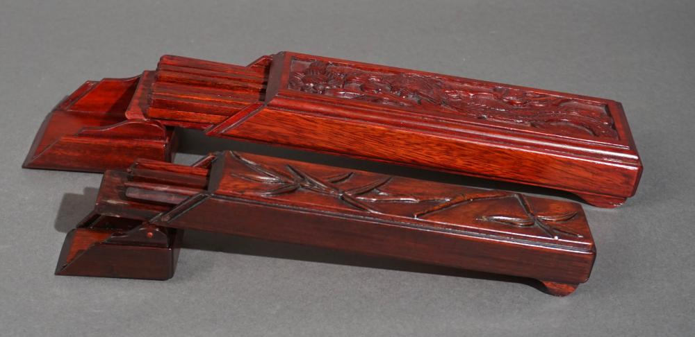 TWO SETS OF CHINESE TEAK