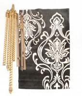 TWO SETS OF CURTAIN RODS AND A