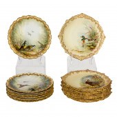 TWO SETS OF ENGLISH PORCELAIN