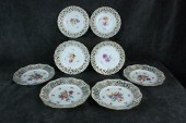 TWO SETS OF FOUR RETICULATED P