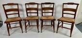 TWO SETS OF FOUR TIGER MAPLE R