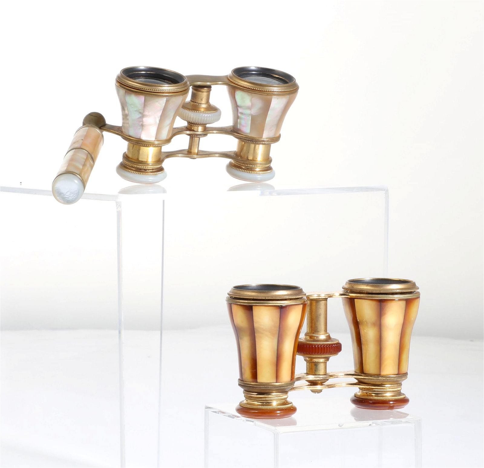 TWO SETS OF FRENCH OPERA GLASSESTwo