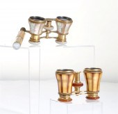 TWO SETS OF FRENCH OPERA GLASS