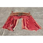 Two sets of French pelmets wit