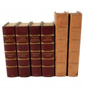 TWO SETS OF LEATHER-BOUND VOLU