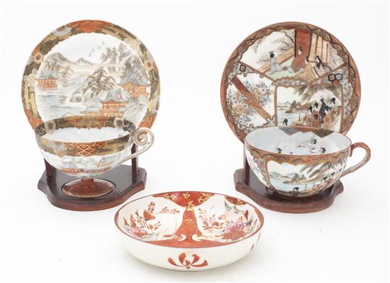 Two Sets of Satsuma Porcelain