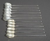 TWO SETS OF SIX AMERICAN STERL