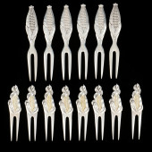 TWO SETS OF STERLING SILVER CO