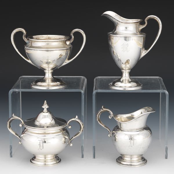 TWO SETS OF STERLING SUGAR AND