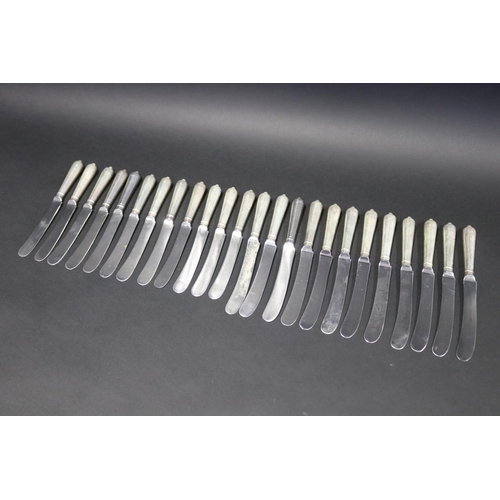 Two sets of twelve sterling