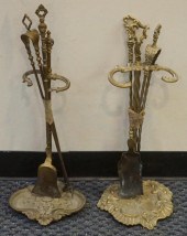 TWO SETS OF VICTORIAN STYLE BR