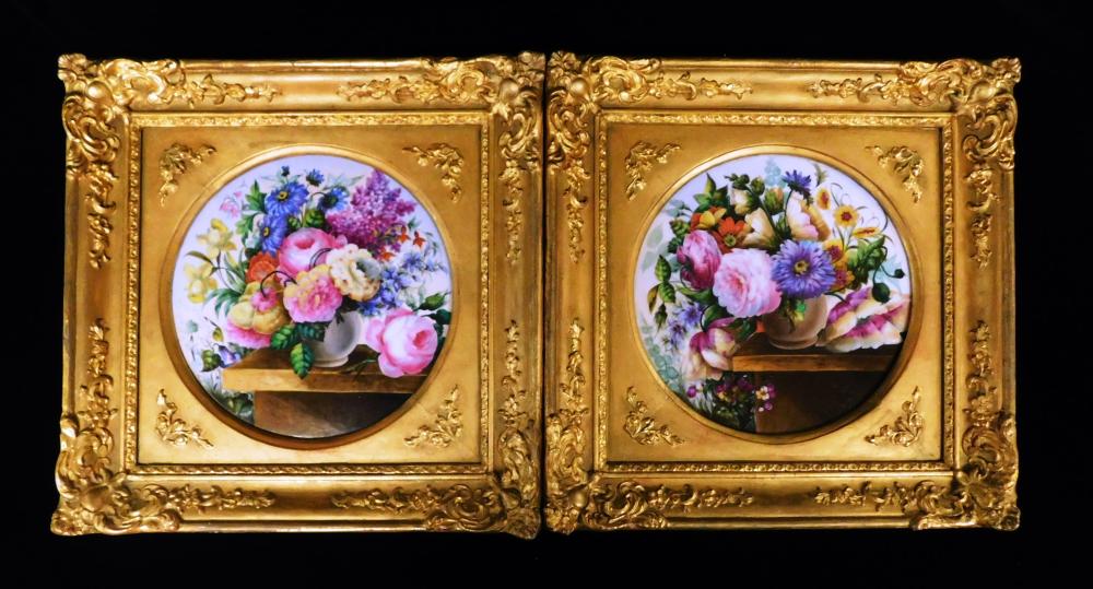 TWO SEVRES STYLE PORCELAIN