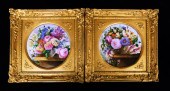 TWO SEVRES STYLE PORCELAIN PLA