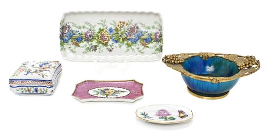 Two Sevres Style Porcelain Table