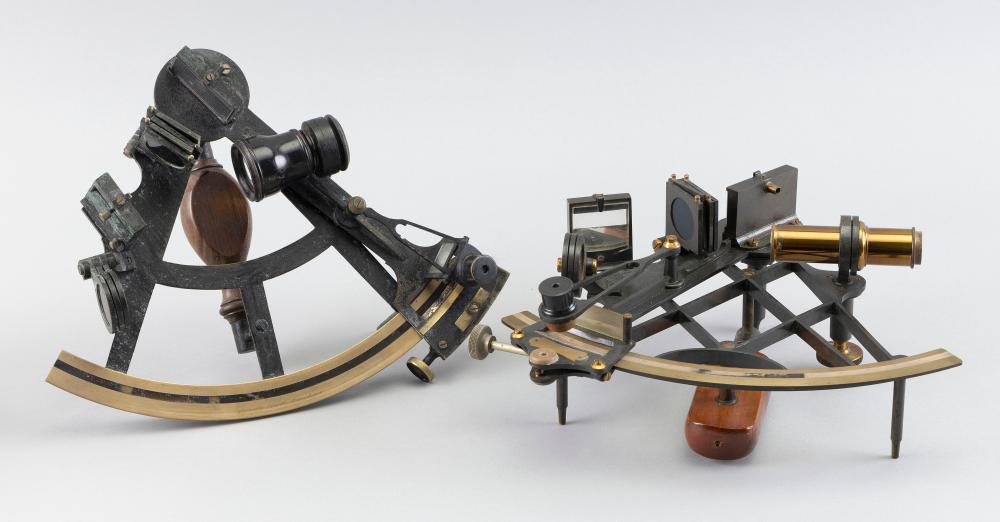 TWO SEXTANTS 19TH CENTURY LENGTHS