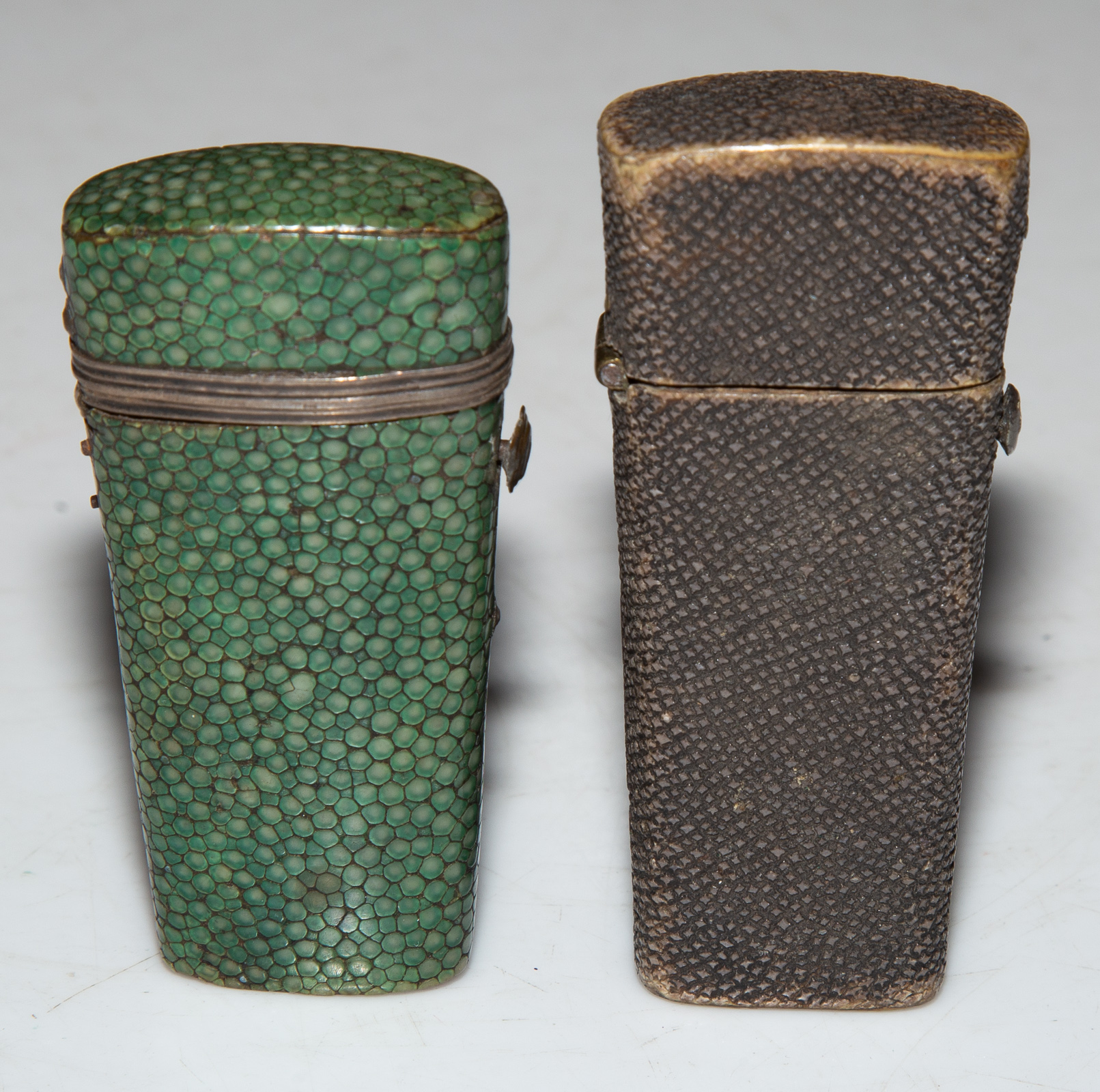 TWO SHAGREEN-CASED LANCETS Each