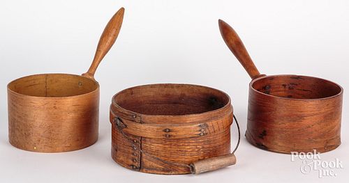 TWO SHAKER BENTWOOD HANDLED
