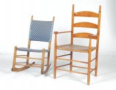 TWO SHAKER CHAIRS.  American