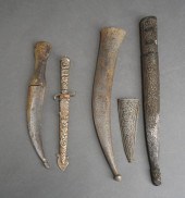TWO SHEATHED MIDDLE EASTERN KN