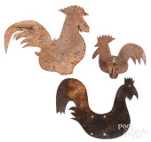 TWO SHEET IRON ROOSTER WEATHER