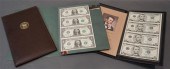 TWO SHEETS OF UNCUT FIVE-DOLLA