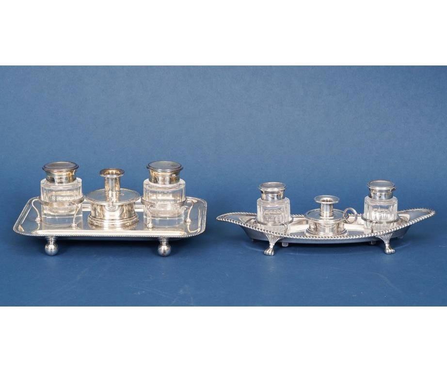 Two Sheffield silver plate